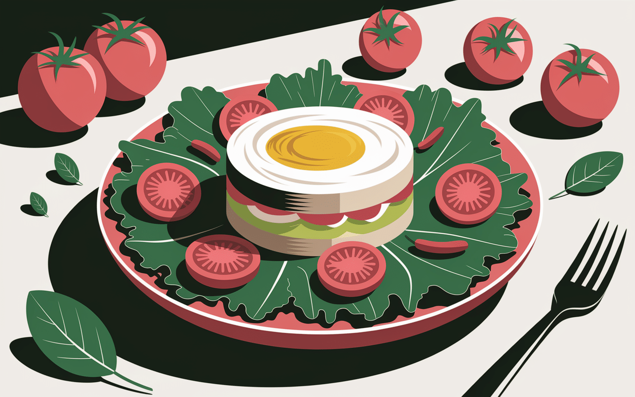 Salade avec concombre fruit ou légume tranché et légumes colorés