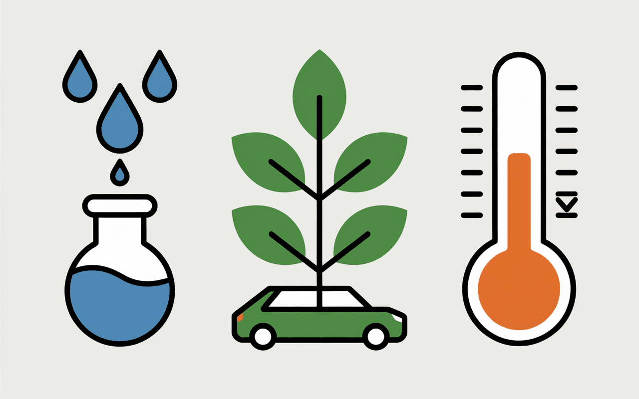 illustration infographique critères plante pour salle de bain humidité lumière température
