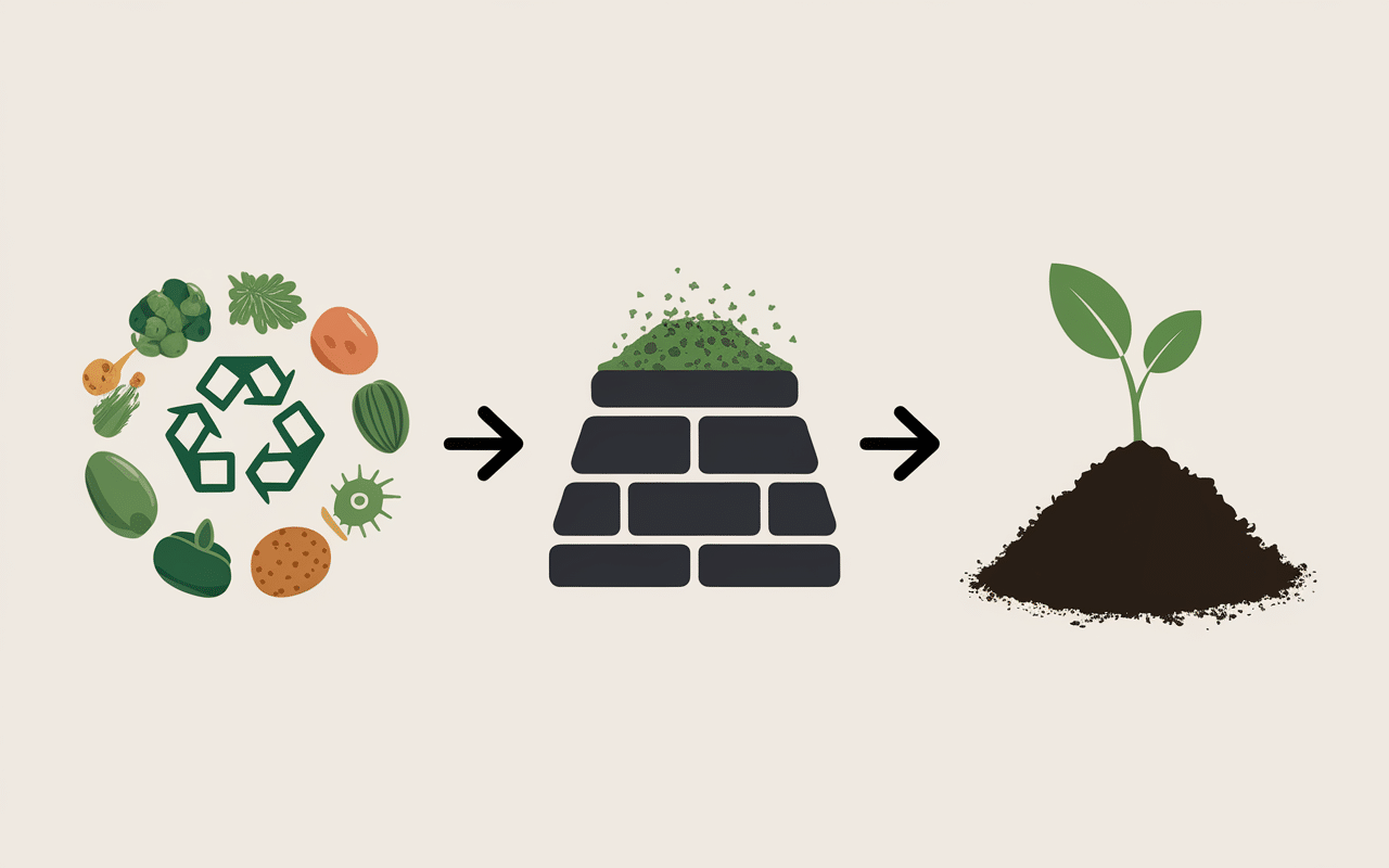 Cycle de compostage et valorisation des biodéchets