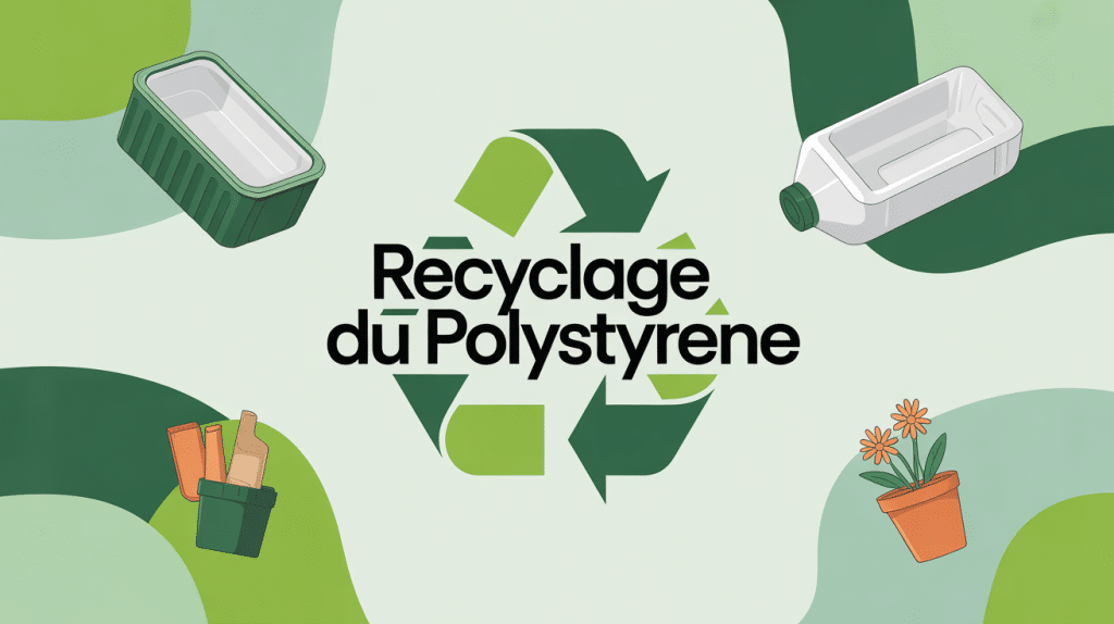 Recyclage du polystyrène barquettes et objets recyclés