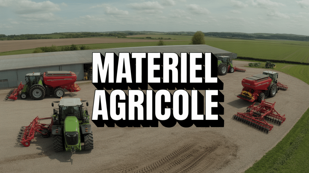 exploitation agricole avec materiel agri affaire en cour