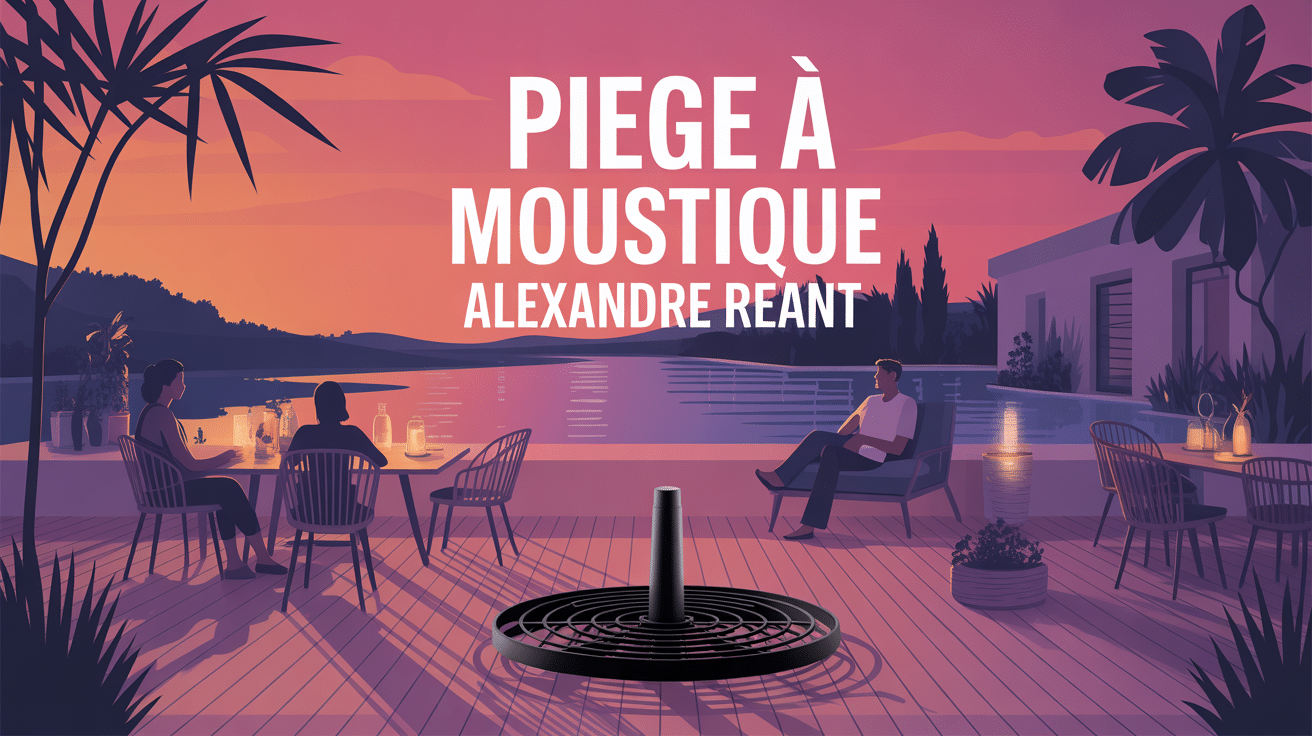 Terrasse sans moustiques avec piège de Réant