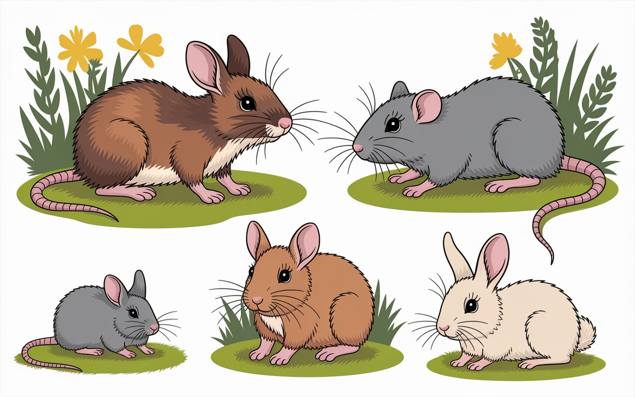 Animaux responsables des trous dans le jardin sans monticule