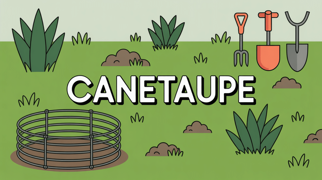 Illustration infographique de canetaupe sur pelouse