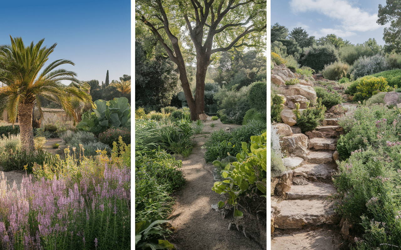 Zones jardin selon condition terrain