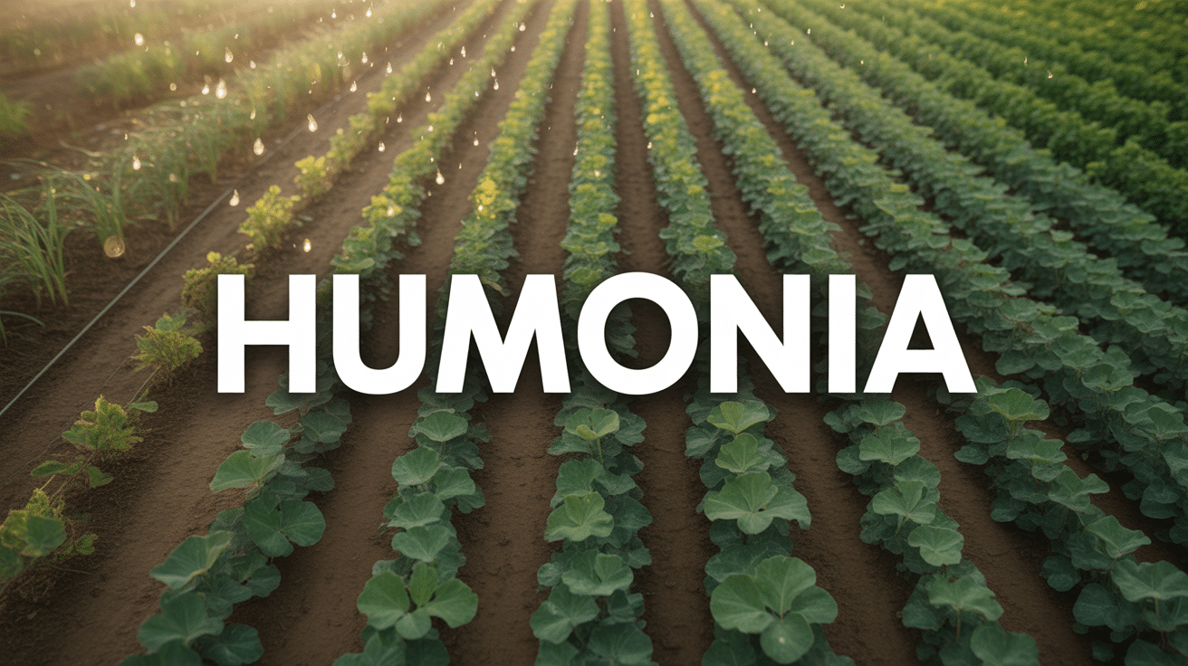 Champ fertile avec Humonia