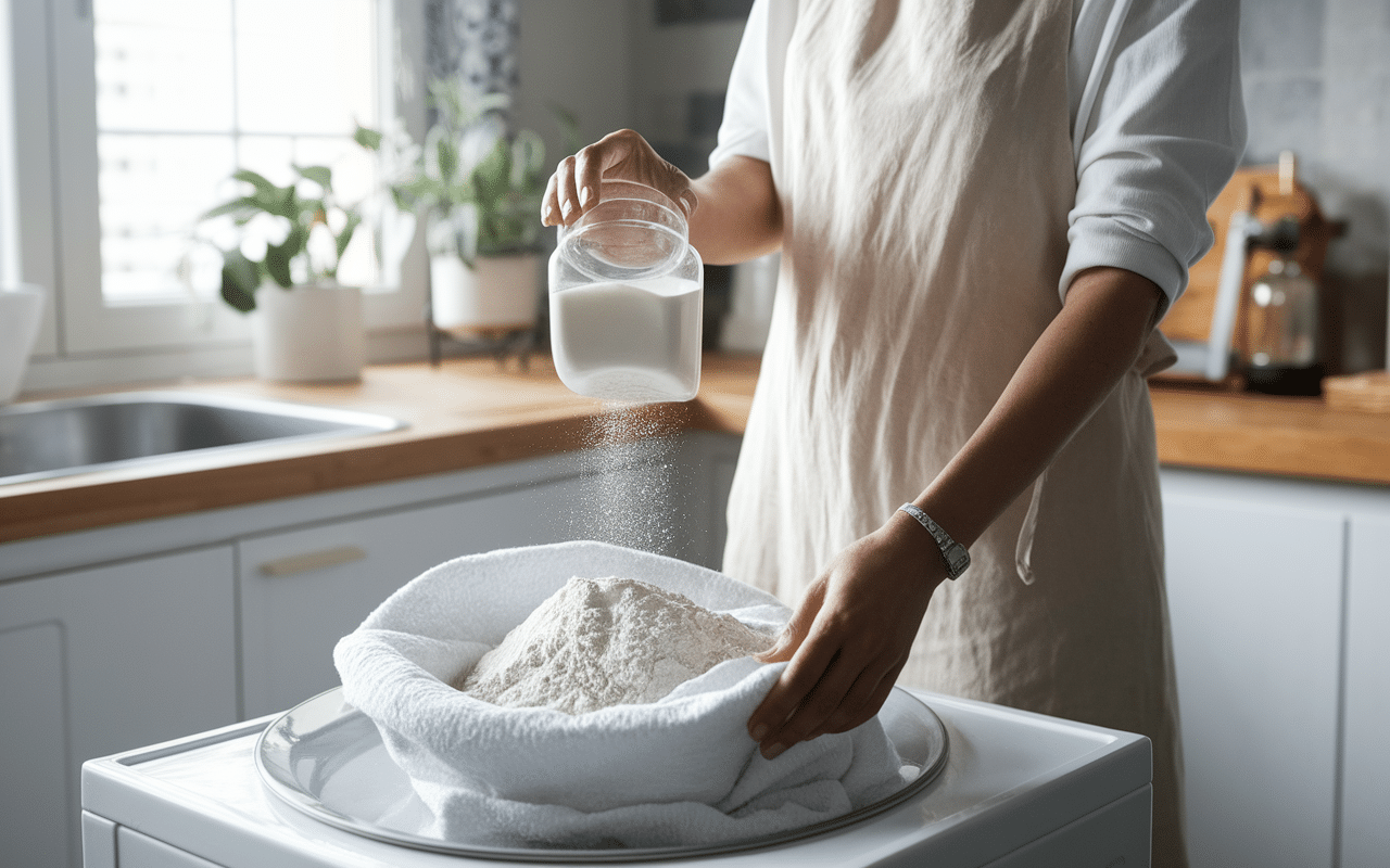 Dosage avec percarbonate de soude dans machine à laver