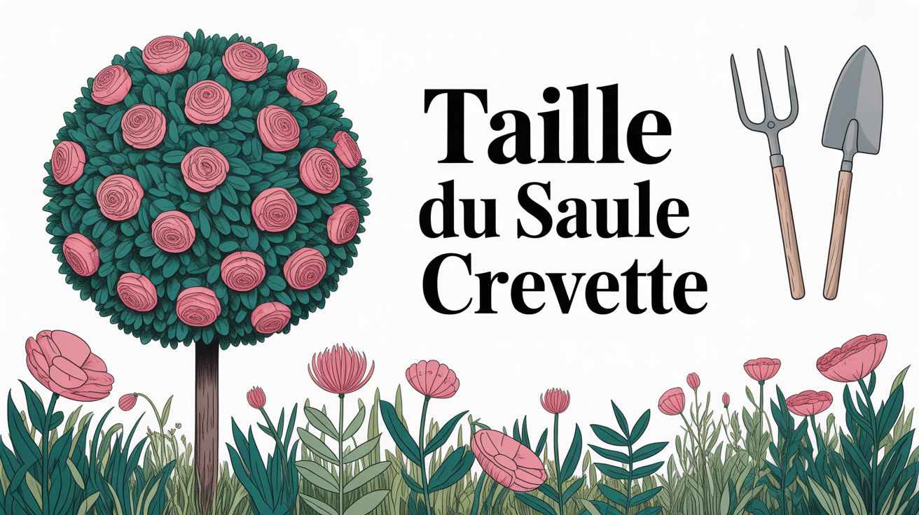 Illustration taille du saule crevette